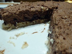 Blåbær-chokomousse kage (3)